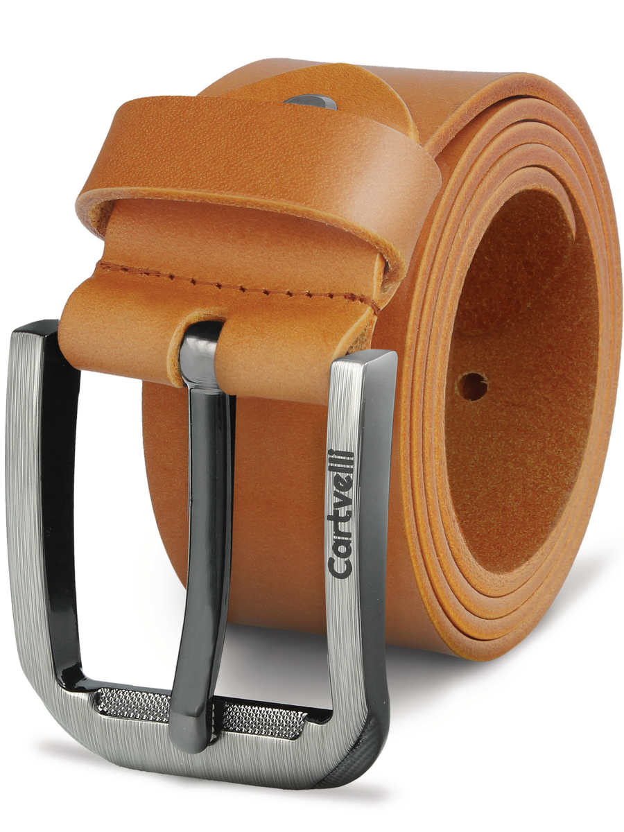 Cartvelli Premium Ledergürtel Herren Cuero Braun 38mm Made in Germany
